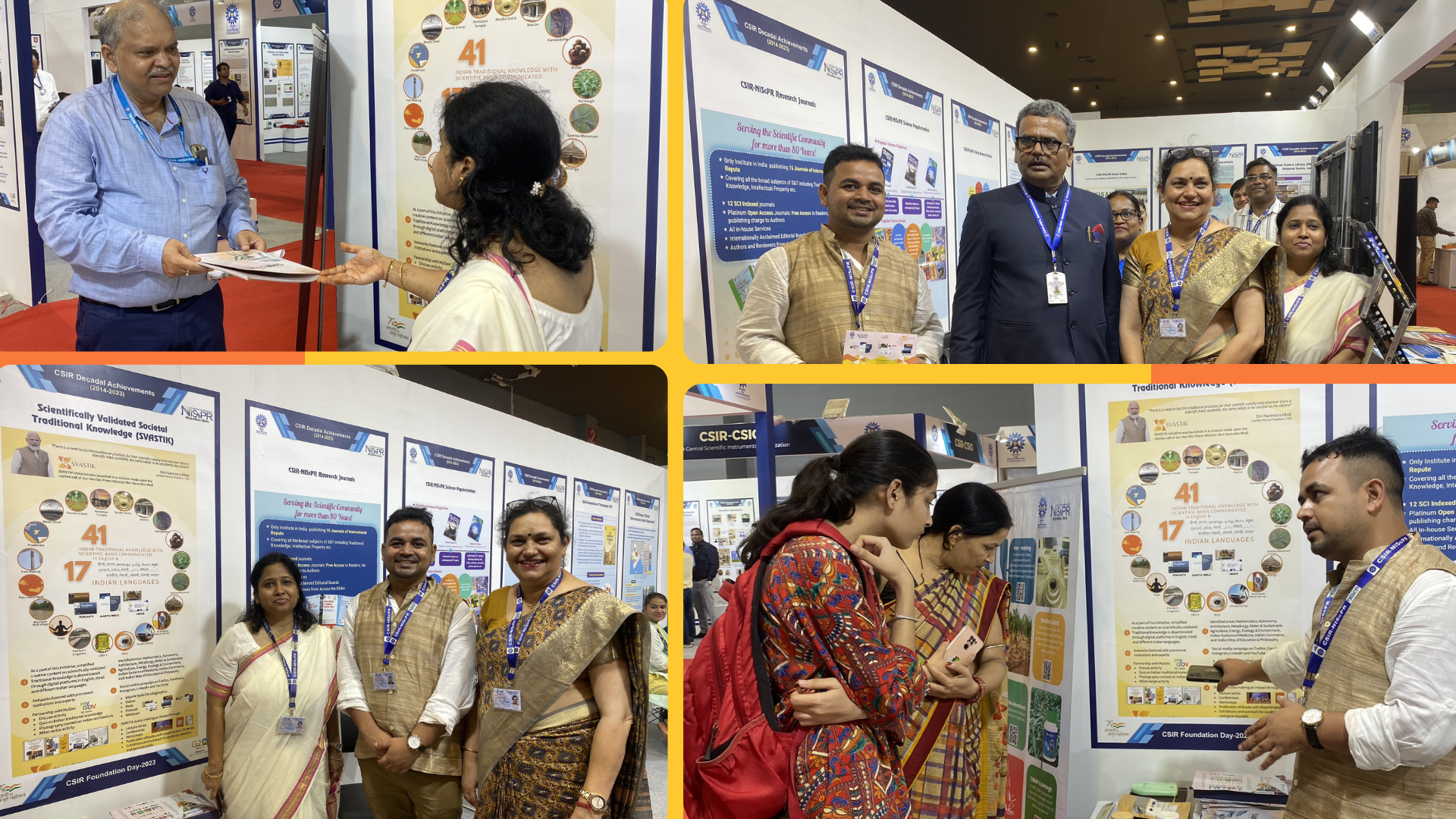 CSIR Decadal Achievements Exhibition during the CSIR Foundation Day celebrations at Pragati Maidan, New Delhi